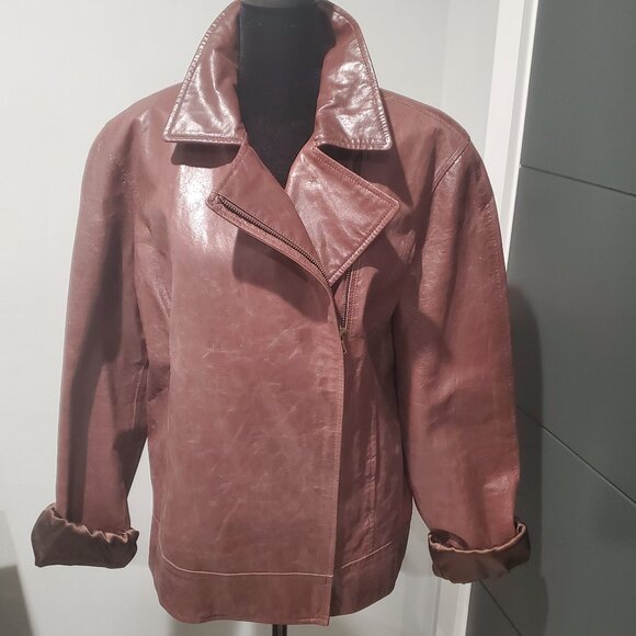 Spiegel Women's Rich Brown Leather Jacket - Picture 2 of 11